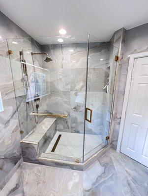 custom frameless shower glass