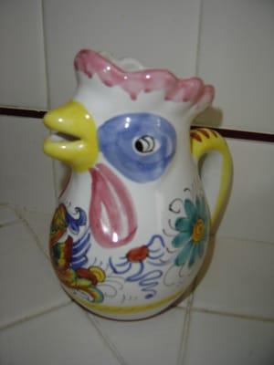 Italian Chicken Pitcher purchased from Richmond Goodwill 09/25/11