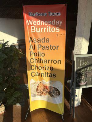 Wednesday Burritos