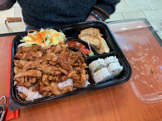 Chicken bento box