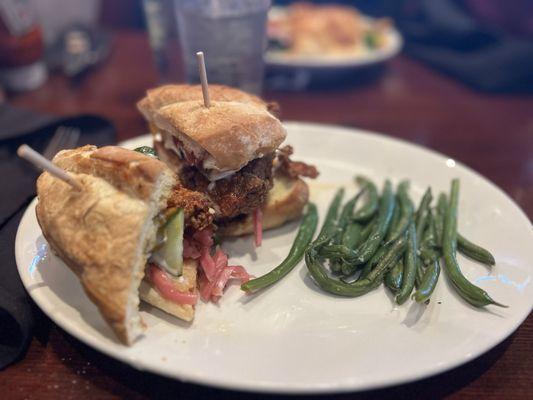 Fried chicken sandwich