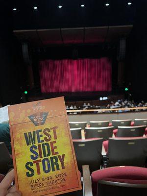 West Side Story - View from Loge Level, Row E, Seat 118