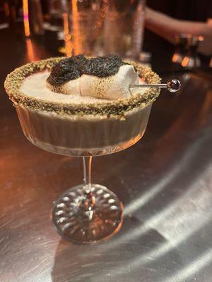 Toasted Smores type cocktail