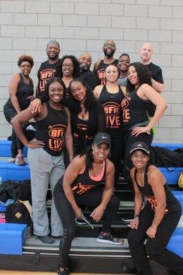 Racerback t-shirts printed for Bfit Family Fitness Studio, Oak Park, IL. 4-day turnaround, outstanding quality.