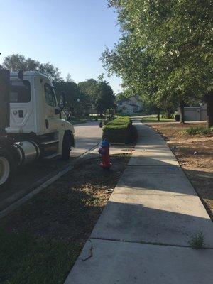 After old sod removal and prior to new being layed down