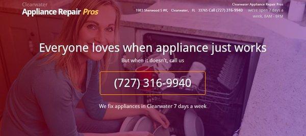 Clearwater Appliance Repair Pros-(727) 316-9940