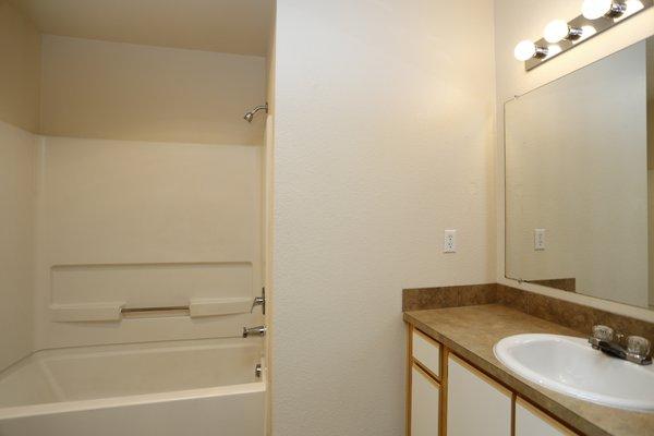 3 bedroom, 2 bathroom APT ~ View of bathroom sink / shower