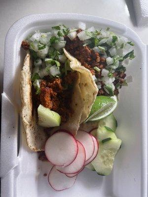 Pork tacos