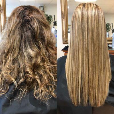 Before & After: Brazilian Blowout by Carmella.