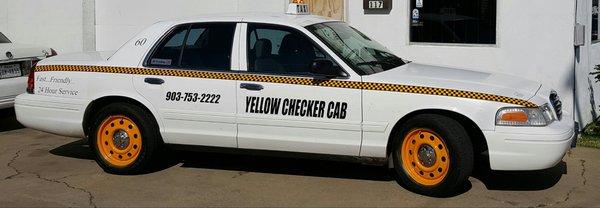 Yellow Checker Cab