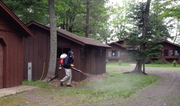 Have your yard fogged for your next party.