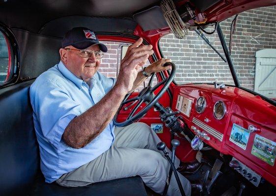 We had the pleasure of working with Charles and his beautifully restored trucks & tractors.