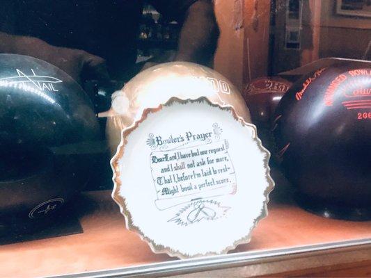 Bowler's Prayer