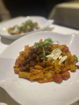 Penne Arrabbiata Pasta with sausage