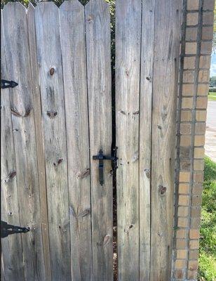 They removed my fence gate and the posts. They did not replace it properly. Now there is a big gap between the gate and the latch