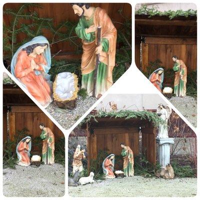 Nativity Scene in the Courtyard December 2019