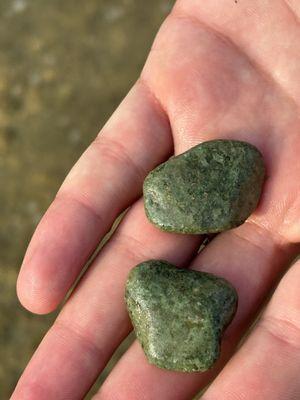 Green rocks