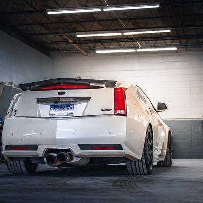 Cadillac CTS-V getting some collision repair!