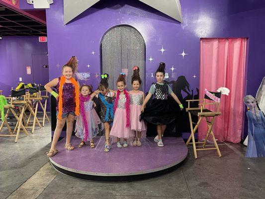 Trolls themed runway day camp.