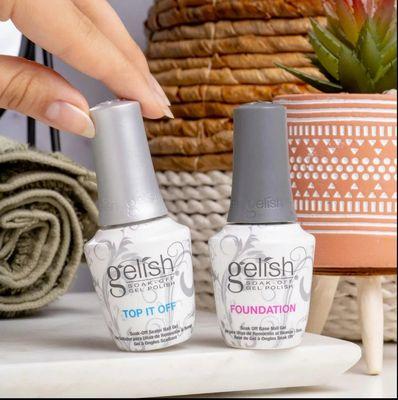 Harmony Gelish Top it Off + Foundation