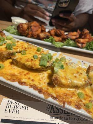 Stuffed Potato Skins &  Buffalo Wings