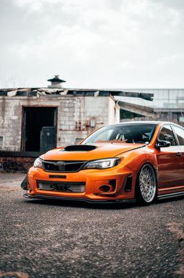 Subaru STI customized at Sleek Tinting & Performance!