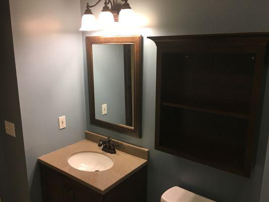 Updated bathroom