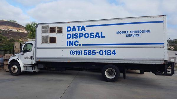 Data Disposal Truck