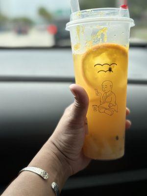 Passion Fruit & Orange Bubble Tea