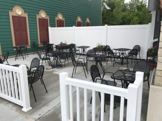 Outdoor seating