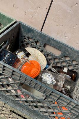 Crate of things to smash (included with your reservation)