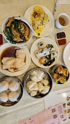 Sunday dim sum spread!