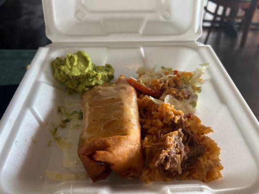 Lunch Chimichanga