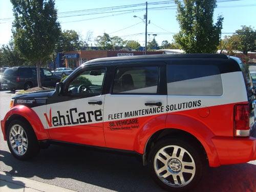 VehiCare car wrap