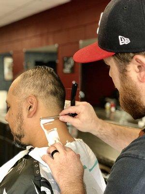 Straight Razor Neck Shaves