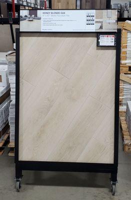 Honey Blonde Oak Wood Plank Porcelain Tile - Size: 9 x 47 ($3.29 / sqft, $57.06 / box)