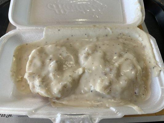 Biscuit & Sausage Gravy was better than most fast food places