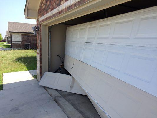 Broken door, no job is too big for us. We are here to save your door and you money.