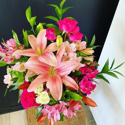 Pink Lilies Love