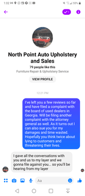 They are suing me for leaving a bad review.