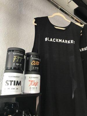 Get a FREE blackmarket tank top when you buy a blackmarket pre-workout