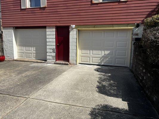 Garage door installation