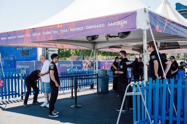 Ensuring safety and peace of mind: Our dedicated security team at a one of the biggest event in all over the world is here to keep safe