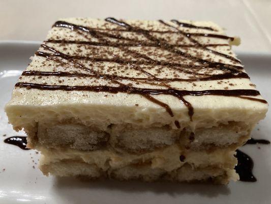 Their tiramisu is so wonderful. Make sure you save some room!