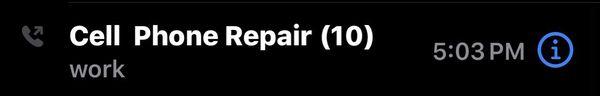 This is how many times I called him to pick up the phone he never calls back