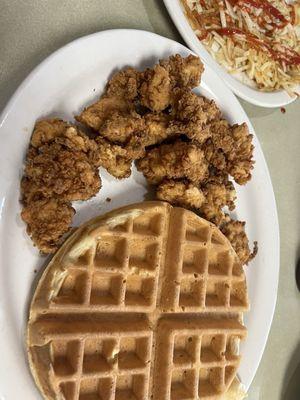 Chicken and waffle