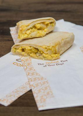 Gluten free breakfast burritos!