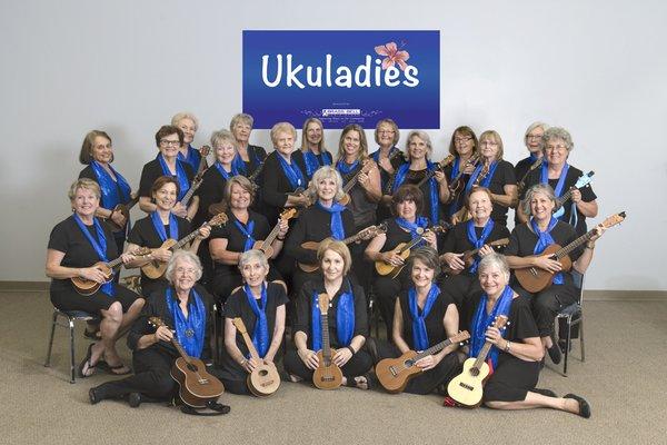 The famous Ukuladies! They come every week to practice in our recital hall.