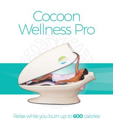 The Cocoon Wellness Pro offers four different program options: Relax, Wellness, Fitness and Hyperthermic.