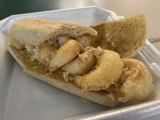 Shrimp po' boy